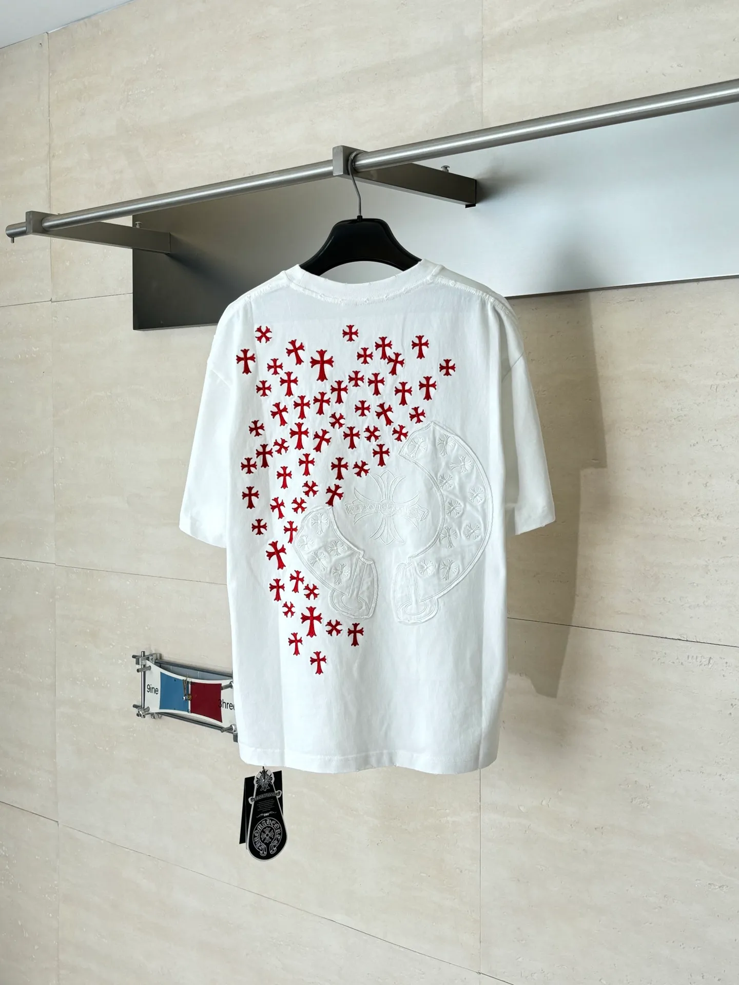 Chrome Heart T ， 、 、 ， ， Red ， ， ， 、 ， Authentic Size：S/M/L/XL